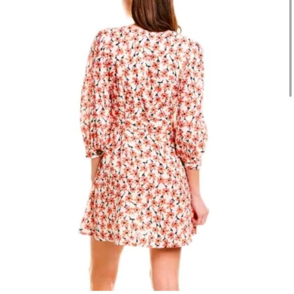 Alexia Admor Women’s V Neck floral button down short sleeve dress NWT size 2! 😍 - Picture 2 of 14